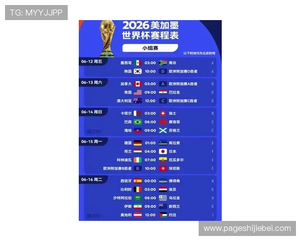 2026年美加墨世界杯举办地点变动情况及未来赛事安排的最新动态